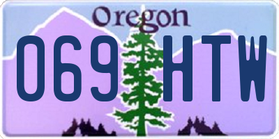 OR license plate 069HTW
