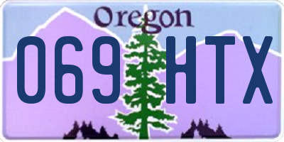 OR license plate 069HTX