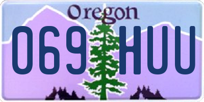 OR license plate 069HUU