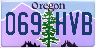 OR license plate 069HVB
