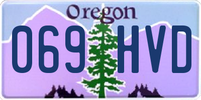 OR license plate 069HVD
