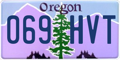 OR license plate 069HVT