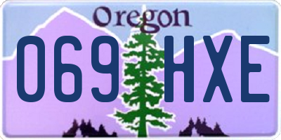 OR license plate 069HXE