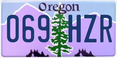 OR license plate 069HZR