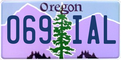 OR license plate 069IAL