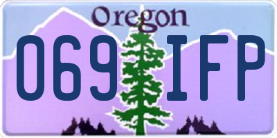 OR license plate 069IFP