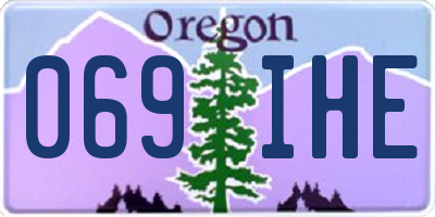 OR license plate 069IHE