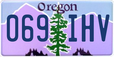 OR license plate 069IHV