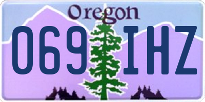 OR license plate 069IHZ
