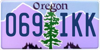 OR license plate 069IKK