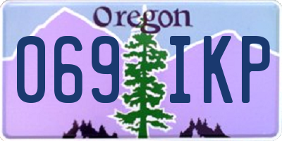 OR license plate 069IKP