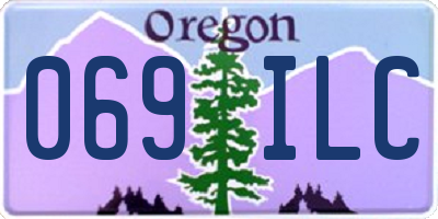 OR license plate 069ILC