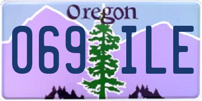 OR license plate 069ILE