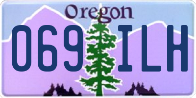 OR license plate 069ILH