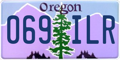 OR license plate 069ILR
