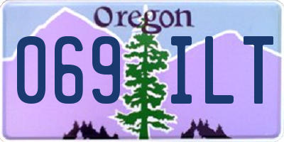 OR license plate 069ILT