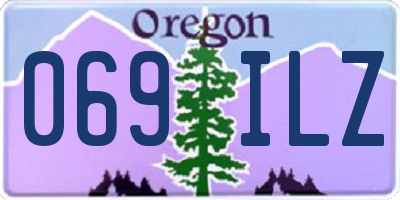 OR license plate 069ILZ