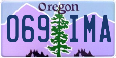 OR license plate 069IMA