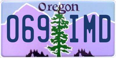 OR license plate 069IMD