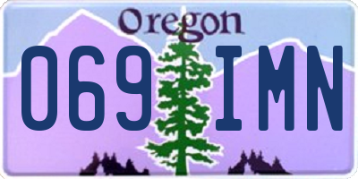 OR license plate 069IMN