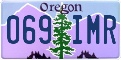 OR license plate 069IMR