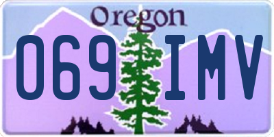 OR license plate 069IMV