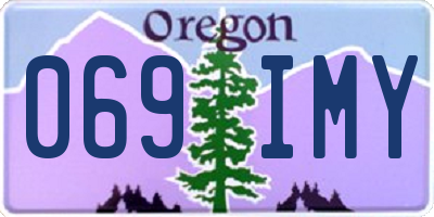OR license plate 069IMY