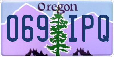 OR license plate 069IPQ