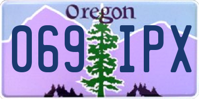 OR license plate 069IPX