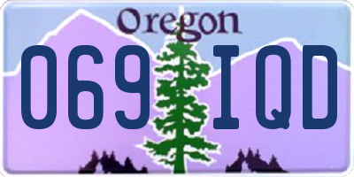 OR license plate 069IQD