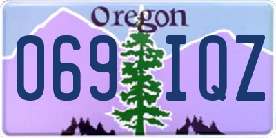 OR license plate 069IQZ