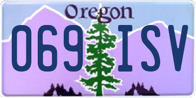OR license plate 069ISV