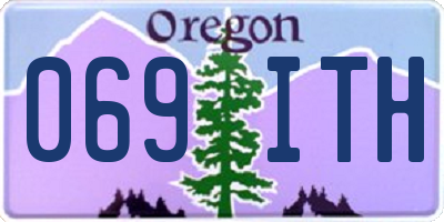 OR license plate 069ITH