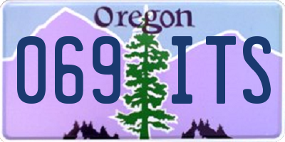 OR license plate 069ITS