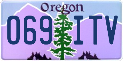 OR license plate 069ITV