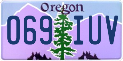 OR license plate 069IUV