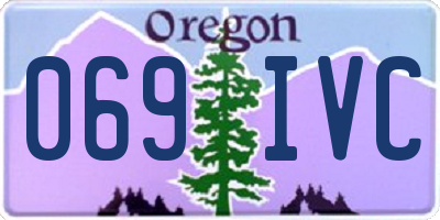 OR license plate 069IVC