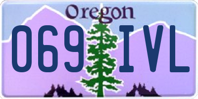 OR license plate 069IVL