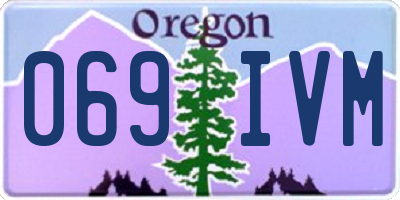 OR license plate 069IVM