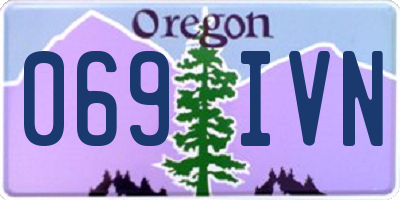 OR license plate 069IVN