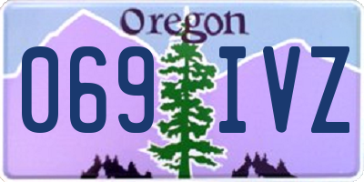 OR license plate 069IVZ
