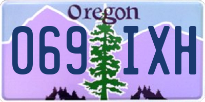 OR license plate 069IXH
