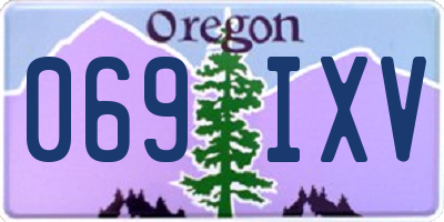 OR license plate 069IXV