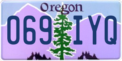 OR license plate 069IYQ