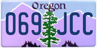 OR license plate 069JCC