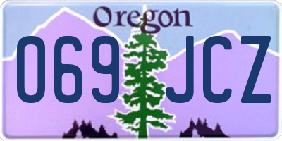 OR license plate 069JCZ