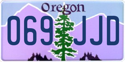 OR license plate 069JJD
