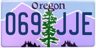OR license plate 069JJE