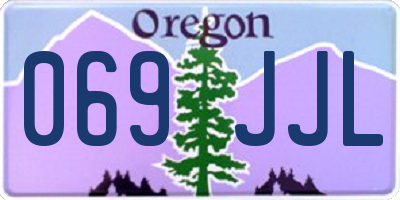 OR license plate 069JJL