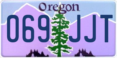 OR license plate 069JJT
